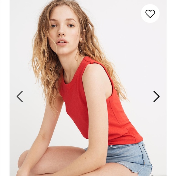 Madewell Audio Knot-Front Tank Top - Picture 2 of 5